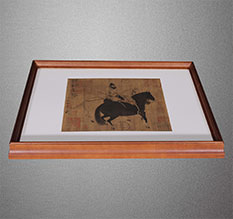 攸县书画装裱配框服务案例